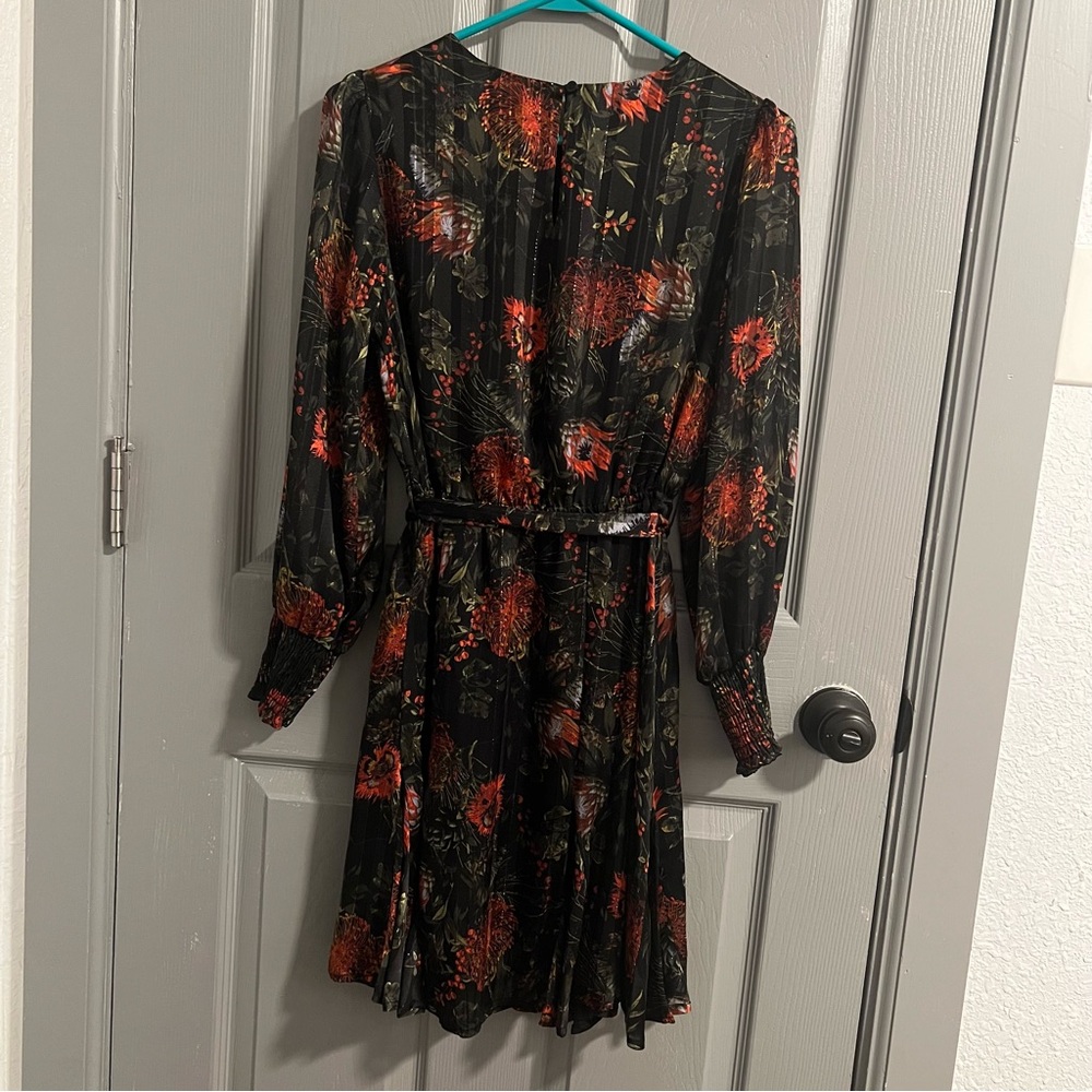 Chelsea28 Black and Red Floral Dress - Picture 4 of 8